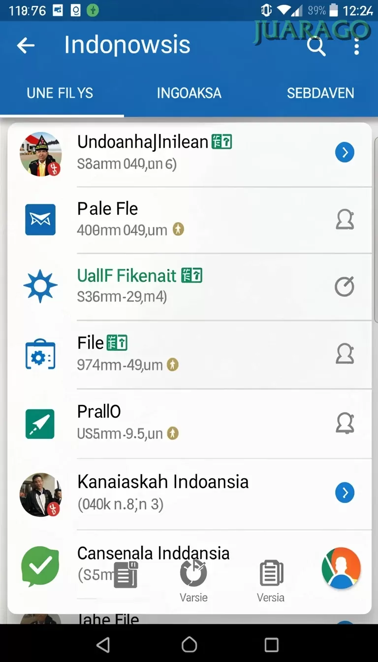 Cuplikan layar ID689 — halaman utama