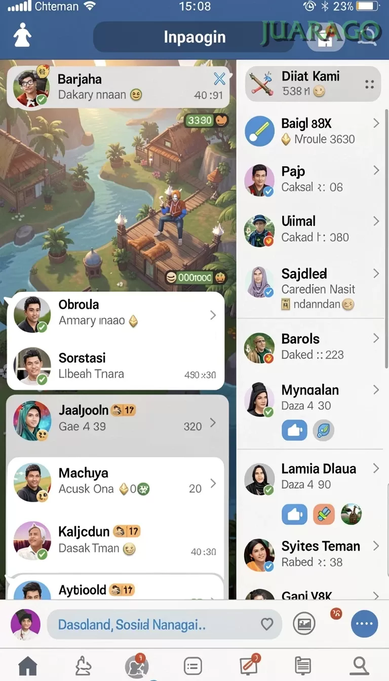 Cuplikan layar MILO4D — halaman utama